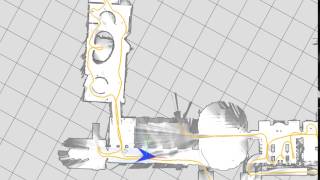 Cartographer 2D SLAM Loop Closure Demo [upl. by Mamoun]