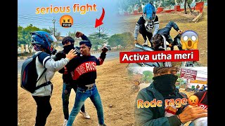 Chapri Rider Se Fight 🤬Extreme Road😱 Rage 😡Aage Kya Hua [upl. by Horick980]