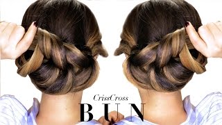 ★ 3Minute Elegant BUN Hairstyle Every Girl DOESNT ALREADY KNOW ★ Easy Updo Hairstyles [upl. by Esinal]