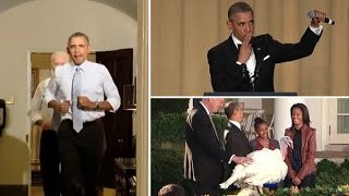 President Barack Obamas best moments on camera [upl. by Nyl]