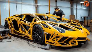 Man Builds Amazing Lamborghini From Start to Finish By haisupercar [upl. by Itnava]