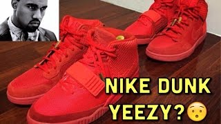 NIKE DUNK RED OCTOBER YEEZY😯 [upl. by Anderer568]