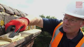 Repairing your brick chimney Part 2 Flaunching and mortar fillets [upl. by Nicki]