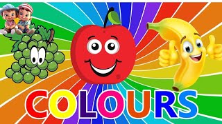 Learn colours name with pictures  colours name in English for kids [upl. by Libre]