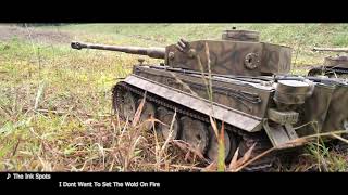 泥だらけの虎 muddy tiger TAMIYA RC TANK [upl. by Nerak]