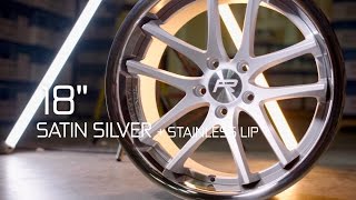 CAPE TOWN  18quot Wheel  Satin Silver  Stainless Lip [upl. by Patterman]