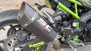 Kawasaki Z900 Sc Project SC1r Walkaround and Soundcheck [upl. by Elodea]