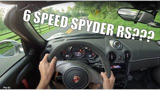 Boxster Spyder Review Porsche distilled manual perfection Better than a Spyder RS [upl. by Keyek]