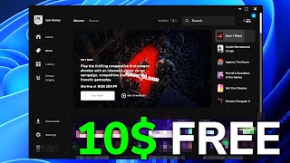 How to get 10 FREE on EPIC GAMES [upl. by Corsetti]