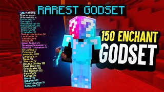 USING THE MOST OP GODSET ON THE SERVER… 150 ENCHANTS [upl. by Erbas]