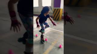 Vestra latihan speedslalom skater classicslalom slalom [upl. by Anirtap]