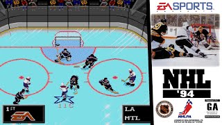 NHL 94  Sega CD Gameplay [upl. by Snej]