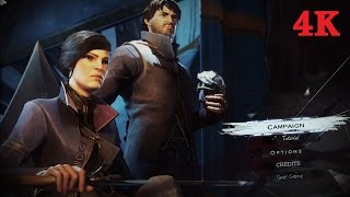 Dishonored 2 Gameplay 4K Opening Emily GTX 1080 Performance [upl. by Sjoberg]