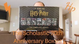 Unboxing the Harry Potter Scholastic 20th Anniversary Complete Bookset [upl. by Iliak]