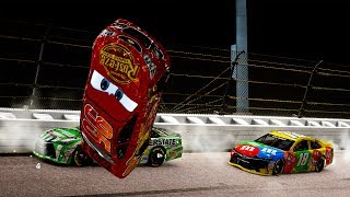 GTA 5  Stealing DISNEY MCQUEEN Cars with Franklin Real Life Cars 32 [upl. by Nodnarbal]