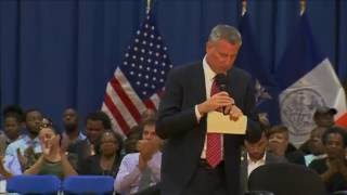 Mayor de Blasio Participates in Town Hall [upl. by Ilse]