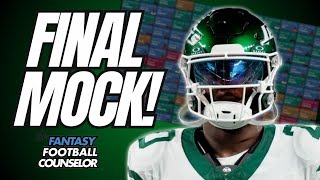 SUPER Team Fantasy Football Mock Draft and Top Draft Strategy [upl. by Llerod]