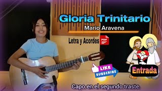 Gloria Trinitario  Solemnidad de la Santísima Trinidad quotCANTO DE ENTRADAquot Letra y Acordes PDF [upl. by Eisdnyl]