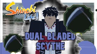 DUAL BLADED SCYTHE  Shinobi Life 2 LOCATION [upl. by Molini]