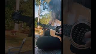 MF Doom’s ‘Crosshairs’ Acoustic Cover on Taylor Guitar 🎸🔥 shorts guitar acoustic [upl. by Lalla]