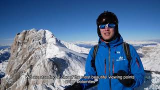 Review of the skiing Area Arabba  Marmolada by the meteorologists of Alpenweerman Netherlands [upl. by Ruff]