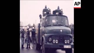 SYND 19 2 77 DEMONSTRATIONS AT NUCLEAR POWER PLANT IN BROKDORF WEST GERMANY [upl. by Araic375]