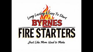 Byrnes Fire Starters  Easy to Light  Long Lasting [upl. by Ursas]