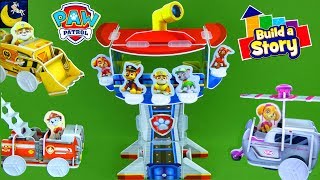 PAW Patrol  My Size Lookout Tower demo with toys [upl. by Allisirp889]