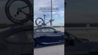 Sorry kids 😂😂 setup bikerack carsofyoutube biking carlover [upl. by Houghton663]