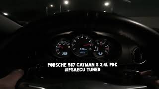 Porsche 987 Cayman S 34L PDK  PSAECU Tuned [upl. by Gascony735]