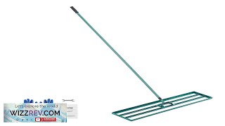 VEVOR Lawn Leveling Rake 48quotx10quot Level Lawn Tool Heavyduty Lawn Leveler Review [upl. by Frodina]