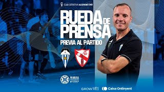 Rueda de prensa Presentación Nuevo Entrenador y Previa J13 🆚 Sevilla Atletico  🎙️Julián Cerdá [upl. by Roleat196]