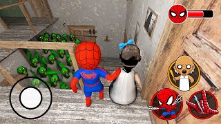 Playing as Spider Baby amp Baby Granny VS Army of Zombie in Granny House [upl. by Retlaw148]