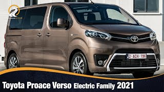 Toyota Proace Verso Electric Family 2021 LA SOLUCIÓN ELÉCTRICA PARA EL TRANSPORTE DE PASAJEROS [upl. by Helmut]