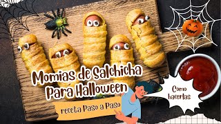 La Receta Perfecta para Halloween Momias de Salchicha [upl. by Rajewski]