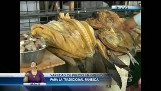 Precios del pescado y granos en el mercado de La Caraguay [upl. by Ailadgim]