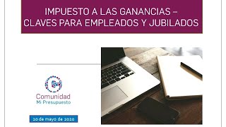 Impuesto a las Ganancias claves para empleados y jubilados [upl. by Asilaj]