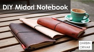 How To Make A Travellers Notebook or Journal [upl. by Atiuqam]