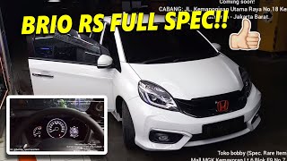 BRIO RS FULL SPEC Honda Brio RS UPGRADE Stir CRV Gen4 Builtup Japan  Speedometer HRV Prestige [upl. by Migeon]