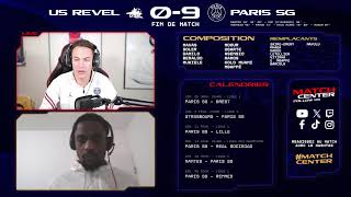 Match Center  US Revel vs Paris SaintGermain [upl. by Occir303]