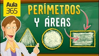 ¿Qué son los Perímetros y las Áreas  Videos Educativos Aula365 [upl. by Cressi746]