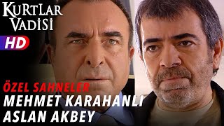 Mehmet Karahanlı amp Aslan Akbey Sahneleri  Kurtlar Vadisi  Özel Sahneler [upl. by Asilej630]