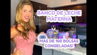 TUTORIAL COMO ALMACENAR LECHE MATERNA EN EN CASA 🍼  MI BANCO DE LECHE 🍼 [upl. by Emogene]