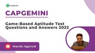 Capgemini Game Based Aptitude Test Questions and Answers 20222023 [upl. by Alain]