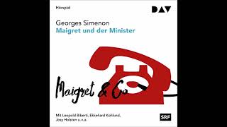 Audio book Inspector Maigret and the Minister Georges Simenon Audio play crime thriller completely [upl. by Esil644]