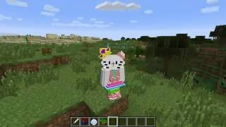 Minecraft Hello Kitty Armor Armor Workshop mod [upl. by Anahoj]