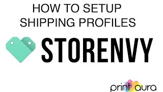 Setup Shipping Settings for PrintAuras Storenvy App [upl. by Artima]