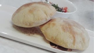 Homemade Pita Bread and Pita Pockets  Video Recipe by Bhavna [upl. by Nlyak]