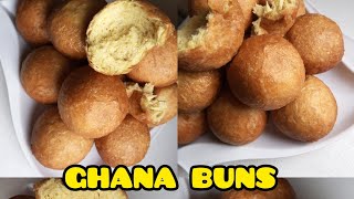 ORIGINAL GHANA BUNS RECIPE  GHANA TOGBEI  DRY BOFROT mfalh ghanabuns bofrot [upl. by Germann246]