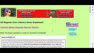 US Regents Civic Literacy Essay Review in 15 Minutes [upl. by Jaynes]